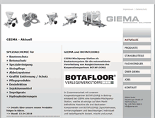 Tablet Screenshot of giema.com